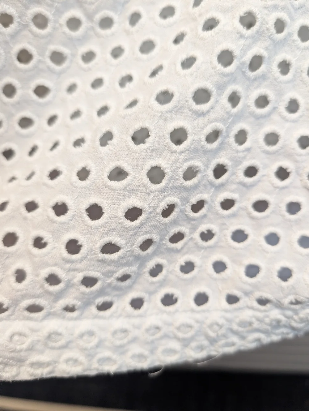 J.Crew Women's White Eyelet Midi Boho Skirt Classic Summer Style Size 10 EUC